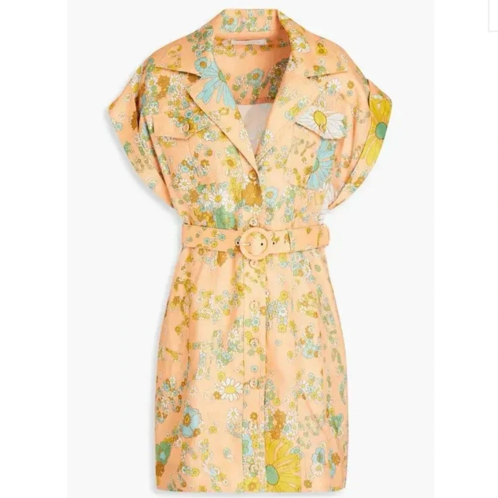 Zimmermann | Dresses | Zimmermann Lola Cuff Sleeve Linen Belted Floral Shirt Dress P | Poshmark Zimmermann | Dresses | Zimmermann Lola Cuff Sleeve Linen Belted Floral Shirt Dress P | Poshmark